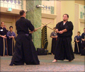 Sensei Henderson // Instructing student sword training, dojo, sword classes, japanese sword, sacramento